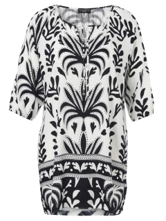 Via appia due modro-smetanová tunika