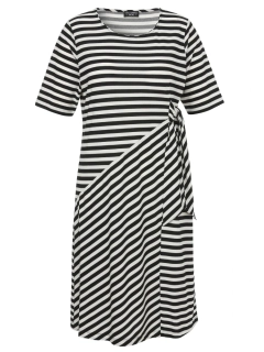 Via appia due černo-krémové šaty