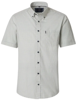 Casamoda mandlová košile s potiskem s krátkým rukávem