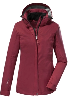 Killtec přechodová bunda wine red